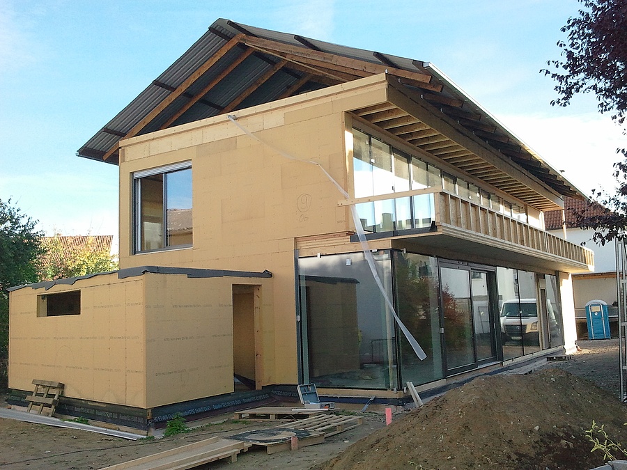 Neubau eines Einfamilienhauses in Spenge - Der Startschuss ist gefallen für das Einfamilienhaus in Spenge.
