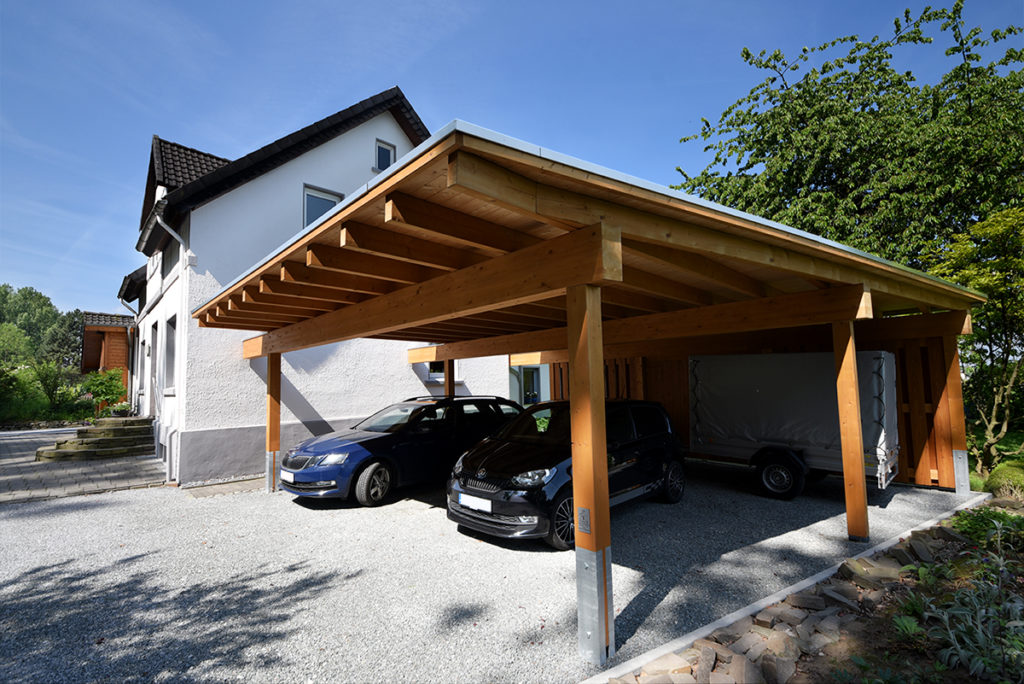 Carport aus Holz – modern & individuell - Individuell. Funktionell. Schön. Carports aus Holz.