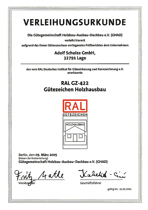 Schulze Holzbau aus Lage in Ostwestfalen-Lippe - Unser inhabergeführtes Unternehmen verfügt über eine lange Tradition und wird heute bereits in der vierten Generation von der Gründerfamilie geleitet. Vertrauen, Kontinuität und Verlässlichkeit sind zentrale Bausteine unseres Leitbildes.