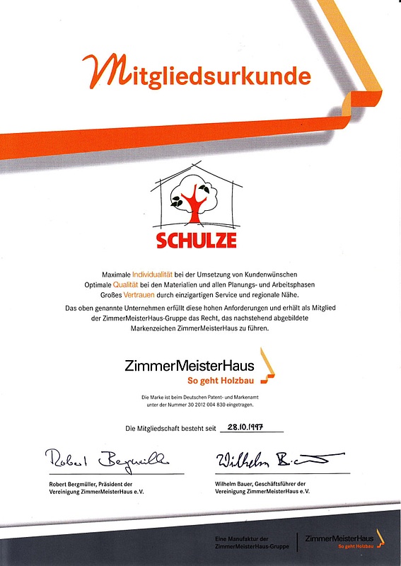 Schulze Holzbau aus Lage in Ostwestfalen-Lippe - Unser inhabergeführtes Unternehmen verfügt über eine lange Tradition und wird heute bereits in der vierten Generation von der Gründerfamilie geleitet. Vertrauen, Kontinuität und Verlässlichkeit sind zentrale Bausteine unseres Leitbildes.